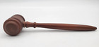 Vintage Cherry Wooden Gavel Wood Judge Auctioneer Mallet 10   Meeting Hammer