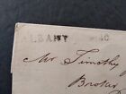 New York  Albany 1796 Stampless Cover  Straight Line With Date To Nyc