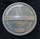George Washington As A Mason   Mason Token   Nice Details   6831