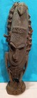Vtg Papua New Guinea Handcarved Wooden Man Statue Woven Braided Sepik Region 14 