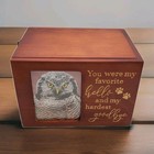 Pet Memorial Urns For Dog Or Cat Ashes Large Wooden Pet Memorial Cremation Box