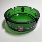Beck s Vintage Green Glass Ashtray Germany Bar Pub Beer Advertising Retro