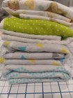 Baby Burp Rags Burp Cloths Double Absorbent 4 Pack Xl Size Terry Cloth Flannel