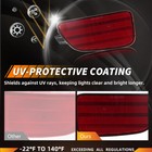 2x Red Lens Rear Bumper Tail Reflector Light Kit Set For 2012-2013 Kia Soul
