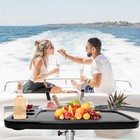 Removable Boat Table 34x18 In Pontoon Boat Table Ship Marine Rv Table Top Abs