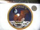 Vintage Apollo 11 Orange-bordered Lion Brothers Embroidered 4  Patch Nasa