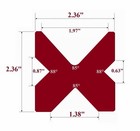 New 24  Press Brake Die 2 36  Sq   - V Openings 1 97  1 38  0 87  And 0 63 