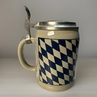1982 Vintage Signed   Coat Of Arms   Rare Munich German Beer Stein Pewter Lid