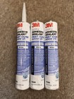 3 Pk - 3m Marine 06580 Adhesive Sealant Fast Cure 4000 Uv White 10fl Oz