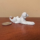 Stablemate 1 32 Scale Lying Afghan Hound   Pewter  sourced By Horsing Around 