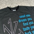 Vintage Nine Inch Nails Shirt Mens Xl Black 90s Eraser Downward Spiral Band Tee