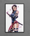 Psylocke Ninja  5 Virgin Premium Giclee Print Poster 11x17 Marvel  Wall Art
