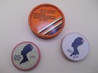 Antique Vintage Lot Of 3 Cosmetic Powder Sample Containers