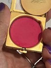 Vintage Elizabeth Arden Cheek Rouge Blush Gold Metal Compact New Hot Pink Shade