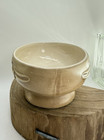 Vintage 1960 s Mccoy Floraline 419 Usa Pottery Vase Compote Bowl Planter Tan