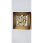 Vtg Syroco Hollywood Regency Wall Hanging Plaques Set Of 2 Flower Mid Century