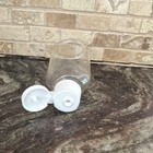 6 Clear Reusable Refillable Plastic Cosmetics Bottle With Screw-on Lid