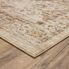2 6 x3 9  Washable Vintage Tufted Distressed Accent Rug Tan - Threshold