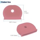 10 Pack Key Caps Covers  Coding Tags And Identifier Covers  Semicircle Pink