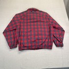Nautica Harrington Jacket Men   s L Windbreaker Bomber Plaid Vintage 90s Y2k