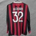 Ac Milan 2009-10 Home Jersey     Beckham  32     Vintage Soccer Shirt