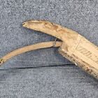 Vintage African Harp Ngombi Tribal Instrument Wooden Snake Skin - Hand Carved