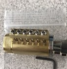 Rekeyable Cutaway Practice Lock 6 Pin Schlage Keyway With Spool-serrated Pins