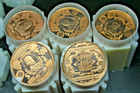 Lot Of 100  1 Oz  999 Fine Copper Rounds  500 William Mckinley