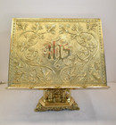 Ornate Brass Church Missal Stand - Gospel Bible Book Stand  197-80