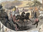 1866 Metropolitan Fire  Department Harper   s Weekly Hand Colored