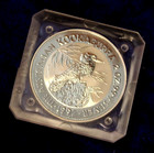 1992 2 Oz  2 Australian Kookaburra  999 Fine Silver Proof In Mint Capsule