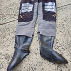 Crewsaver Phase 2 Drysuit 6923 Grey orange With Pockets Mens Size Xl Like New