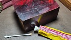 Vintage Amber Bakelite Block For Making Prayer Beads  Rosary  Tasbih  Misbaha