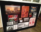 Drive In Movie Theatre Tribute Vintage Display Tickets Flyer Speaker Collage  