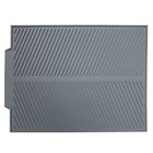 Lgnovq Silicone Dish Drying Matbuilt-in Drain 43 18 Cm X 33 02 Cm  Grey-slope