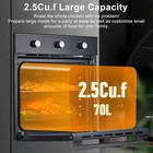 24  Single Wall Oven  2 5 Cu ft Built-in Electric Oven With 8 Cooking Modes  Sta