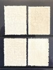 1916 1917 Austrian Occupation Of Montenegro Kuk Wwi Revenue Tax 4 Different Mlh