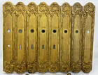 4 Large Antique French Door Handles Knobs Sets Early 1900 s Bronze