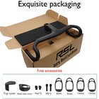 Full Carbon Integrated Road Bike Handlebar 28 6mm 350-410mm Aero Drop Handlebar