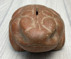 Vintage Terracotta Frog Toad Coin Bank Piggy Bank