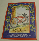 Fat Tire Metal Tin Sign 16   x12    New Belgium Brewing Company Amber Ale Rare 1991