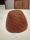Vintage 9 1 2in Teak Wood Bowl  Mid Century Modern  Danish Modern Serving Bowl 