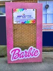 Barbie Box Prop 6ft Size Glittered Themed Events Size Party Photo Booth Selfie