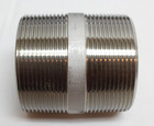2  X 2 1 2  Standard Wall 304 Stainless Steel Threaded Nipple  Lot Of 10 