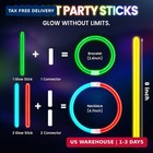 Lovestown 100 Pack Glow Sticks In The Dark Party Supplies  Ultra Bright 8 