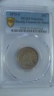 1875 S Pcgs Genuine Harshly Cleaned Au Detail 20 Cent Piece See Pics