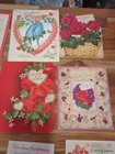 Vintage 40s 50s Valentines Easter Other Occasions Cards Mixed Lot Of 24 