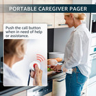 Caregiver Pager Wireless Nurse Call Button For Elderly Home Monitoring Alert Sys