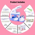 Button Maker Machine With 2 Sizes  80pcs Diy Badge Maker   Pin Maker Machine    