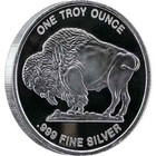 1 Oz Silver Mason Mint Buffalo Round 999 1 Troy Ounce Fine Silver - In Stock